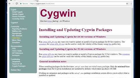 Setting up Cygwin to Run Domain Cascade Application