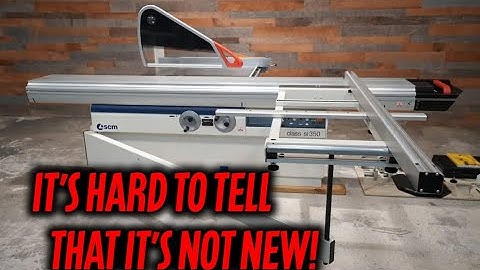 FPPOV - 2023 SCM SI 350 Class Sliding Table Saw