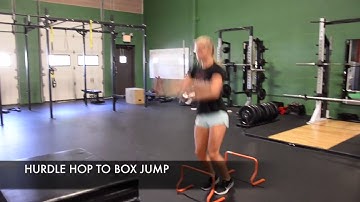 Hurdle Hop to Box Jump