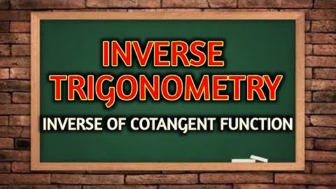 inverse trigonometry class 12 - amit ranjan mathematics | rd sharma exercise 4.6 class 12