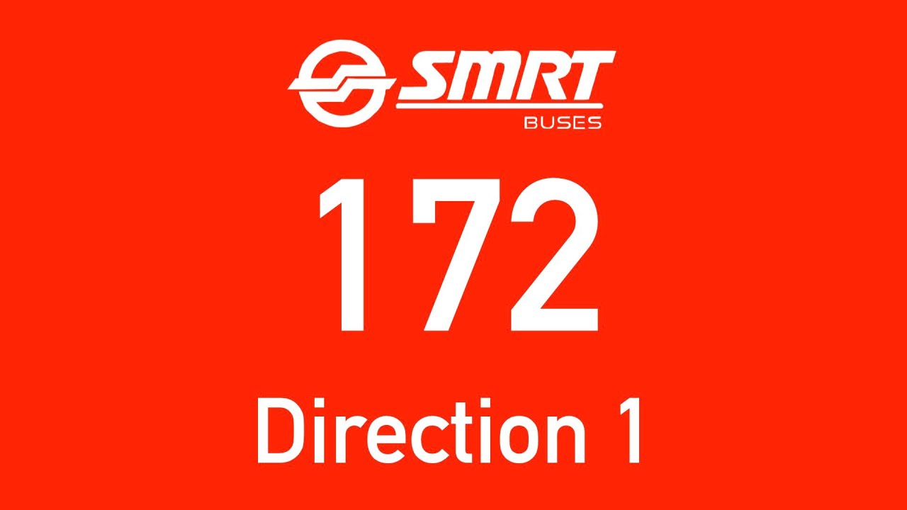 SMRT Buses Trunk Bus Route 172 Direction 1 Hyperlapse
