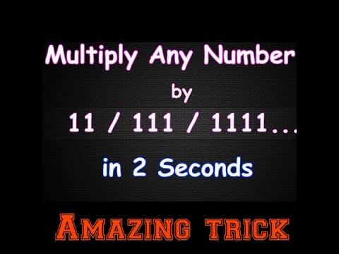Easy math Tricks//multiple