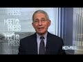 Dr. Fauci on 'Meet the Press': 'There is light at the end of the tunnel'