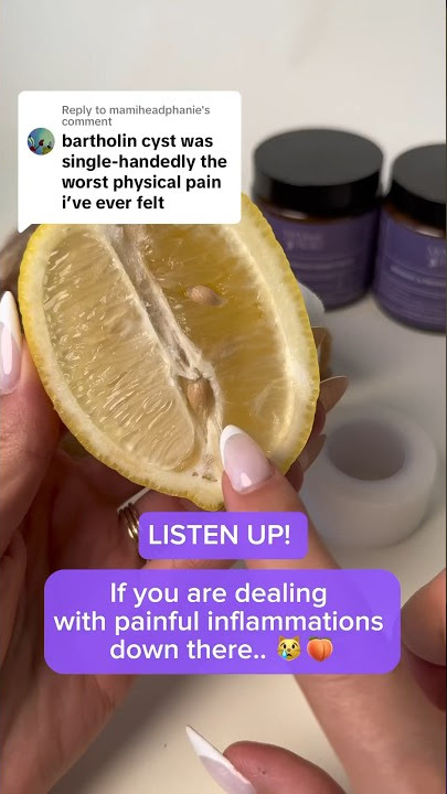 Pain free solution to treating painful skin issues like bartholin cysts, boils, and inflammations