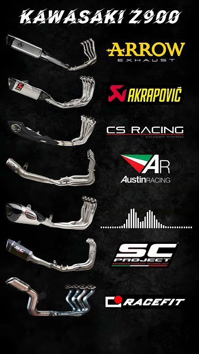 Different Exhausts on Kawasaki Z900 | #kawasaki #z900 #exhaust #exhaustsound