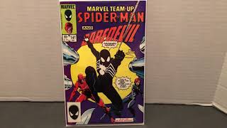 🕸🕷🗝📚 Marvel Team-up # 141 Spider-Man & Daredevil 🕸 Black Costume Comic Book Key Issue