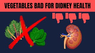 8 Vegetables That Are Bad For Your Kidney Health!