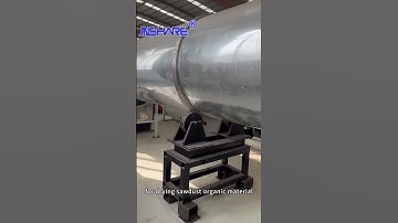 JNSHARE 3 T/H Rotary Dryer Has Been Completed and Ready For Debugging #rotarydryer #jnshare #fuel