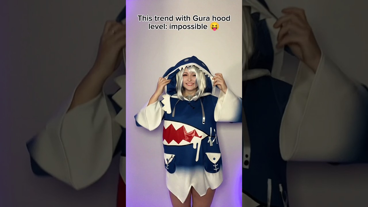 🦈🐝 #gawrgura #cosplay #guracosplay