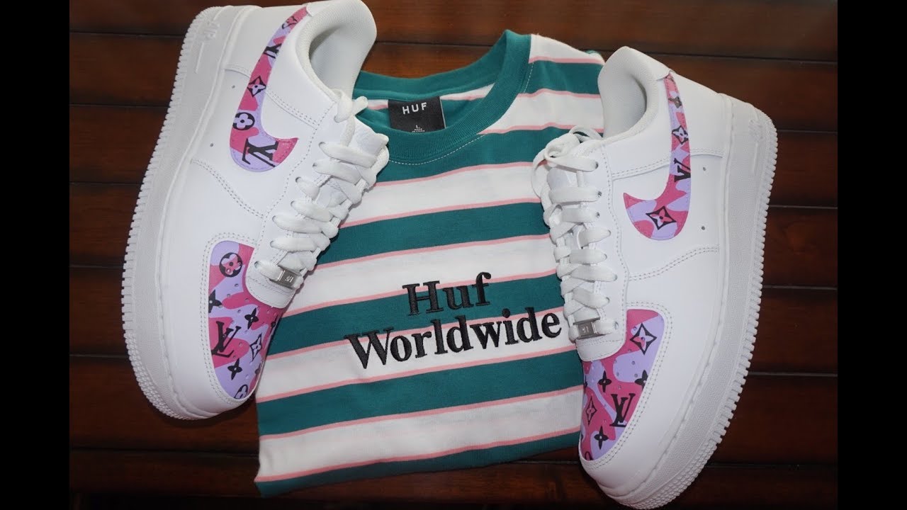 louis vuitton air force 1 pink