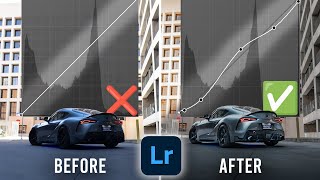 5 Creative Ways To Use the Curve Tool for Car Photography In Lightroom