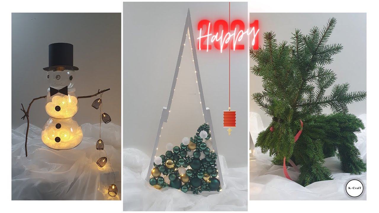 3 Christmas Decoration Ideas 2022. Original and easy to make. Vote