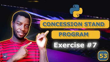 53 - Python Mini Project: Build a Concession Stand Ordering System