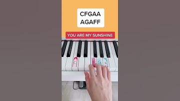 Thumbnail of EASY MUST LEARN Song for Beginners!! #easypianotutorial #pianobeginner #youaremysunshine