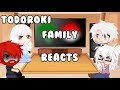 Todoroki family reacts to Shoto //TodoDeku//