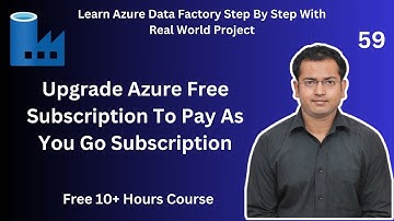 How To Do Upgrade - Azure Free Subscription To Pay As You Go Subscription