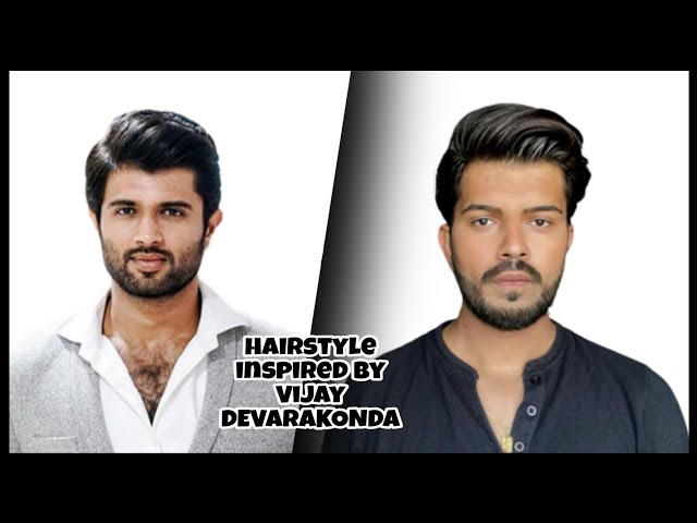 Vijay Deverkonda Hairstyle Tutorial | Rowdy Hairstyle | The Alpha Style -  YouTube