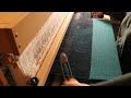 ASMR floor loom weaving (no talking, just the music of the loom)