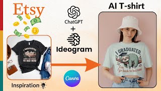Best Selling Etsy T-Shirt Design With Ai In Minutes