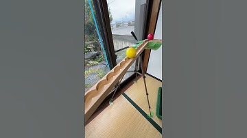 Marble Run (Wiggly & Rotating Bucket & Big Funnel Course) #1 #ASMR