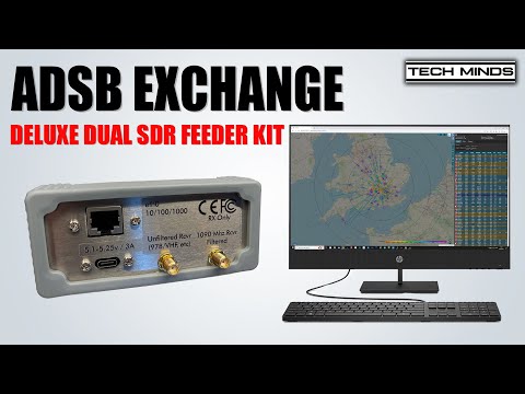 ADSB Exchange Deluxe Dual SDR Feeder Kit - Aircraft Tracking