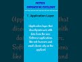 The Application Layer in OSI Model #networking  #technology #trendingshorts #osimodel #technology