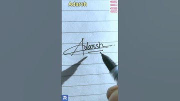 #adarsh Comment your name for sign. ❤ #shorts #viralshorts #trendingshorts