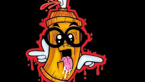 HOW TO DRAW GRAFFITI SPRAY CAN (Unboxing Markers review ) - Parkoo markers 36 colors)