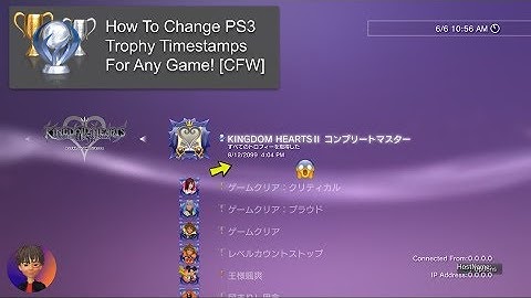 How To Change Trophy Timestamps For Any PS3 Game - Including Delisted/Offline Games! (CFW/HEN)