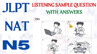 N5 Japanese Listening Practice: Nat Test Sample Question with Answer
