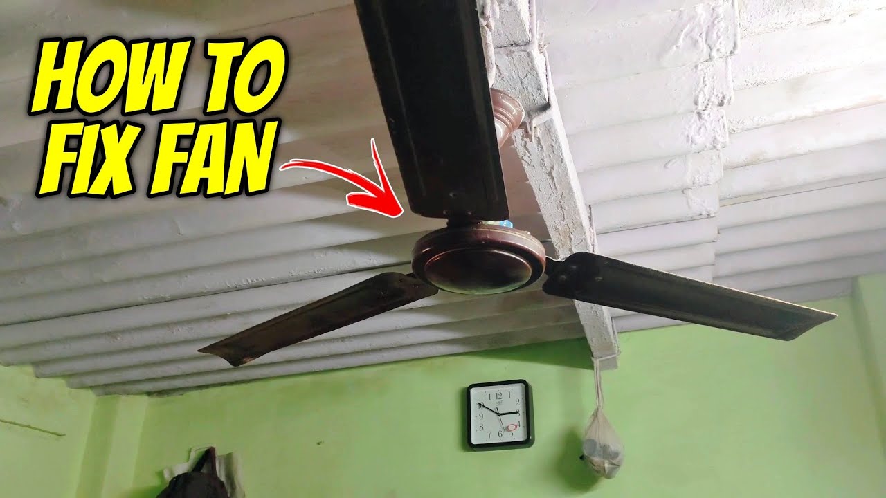 Ye pankha Phir se Kharab Ho Gaya 😭 (How to fix a ceiling fan)