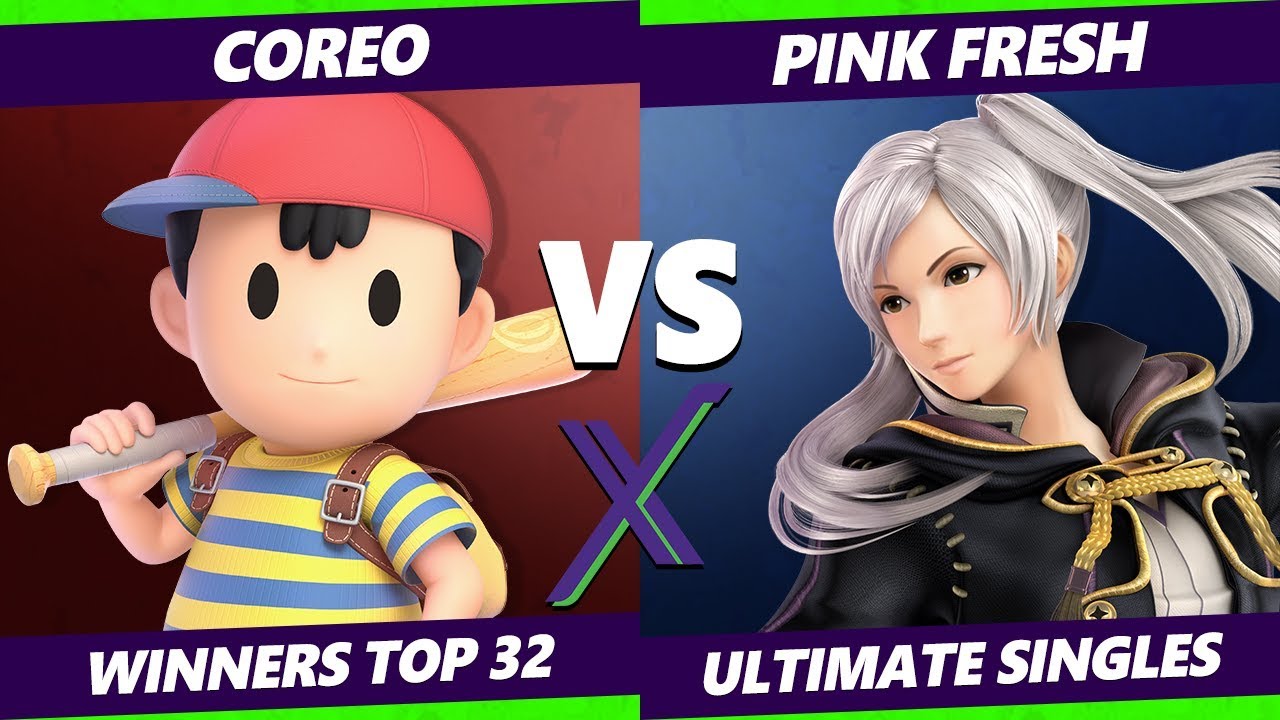 Smash Ultimate Tournament - Coreo (Ness) Vs. Pink Fresh (Robin, Lucas) S@X 285 SSBU Winners Top 32