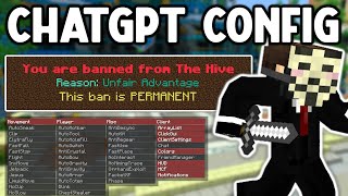 HACKING On Minecraft's Featured Servers, But ChatGPT Makes My Config