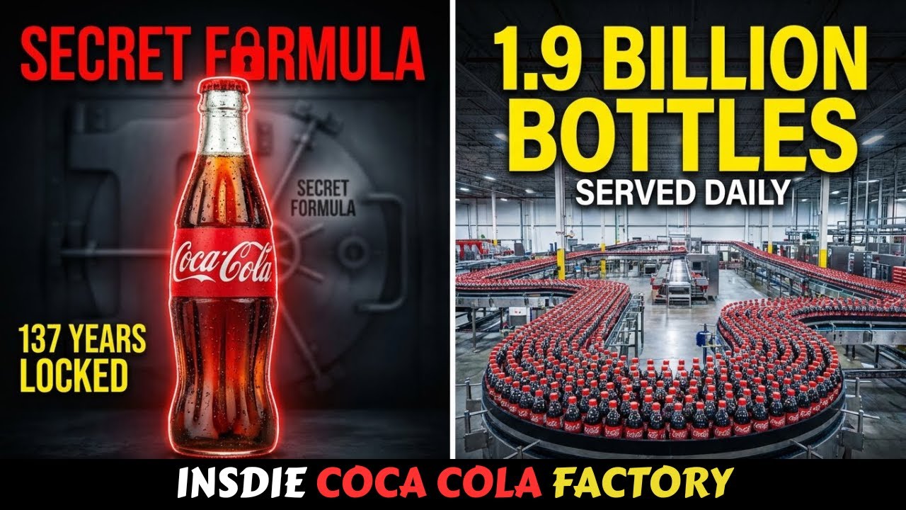 "How Coca-Cola Is Actually Made (Secret Formula Revealed)" BEHIND THE ...