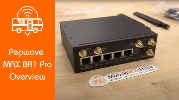 Peplink Pepwave Max Br1 Pro Gen 2 Mobile Cellular Router with Integrated Switch