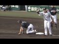 20120415 金本の肩 VS 山﨑武司の足