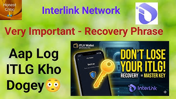 Very Important 😳| You will lose your ITLG | Master Key| 