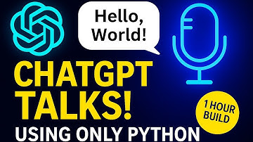 I Made ChatGPT Actually Talk — Using Only Python!