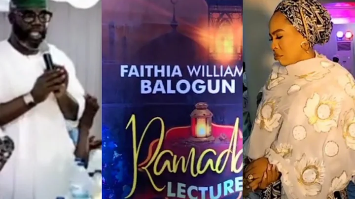 SEE MOMENT FAITHIA BALOGUN GOES EMOTIONAL AT HER RAMADAN LECTURE