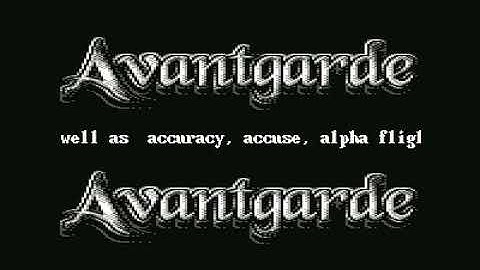 Avantgarde (AVT) Intro 03 ! Commodore 64 (C64)
