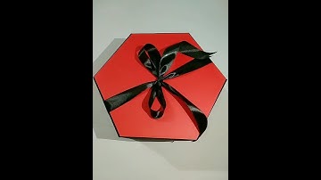 DIY hexagon explosion box,# surprise box #the gift spot 059