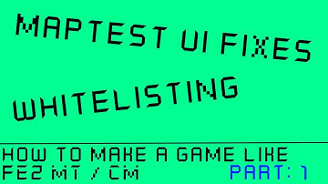 How to make a game like FE2 Map Test / Community Maps Part 1