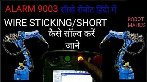 Wire Sticking Short yasKawa robot programming #yaskawa #panasonic