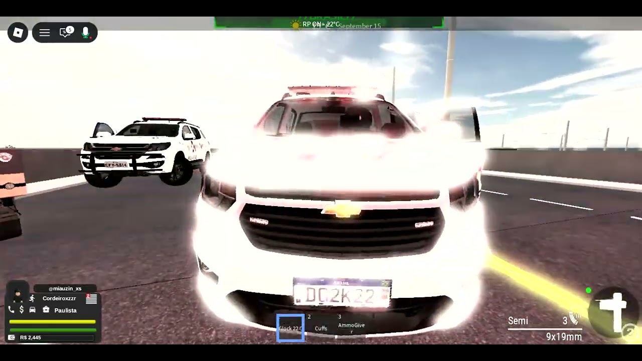 Patrulhamento Preventivo + Pinote + Tiroteio - Garça RP