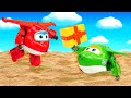 Мультфильм Супер Крылья: Джетт потерял посылку! Видео про самолеты Super Wings и другие игрушки