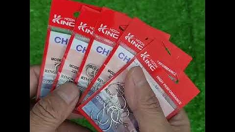 Lưỡi Câu Cá King Hook Chinu Nickel Made By BKK