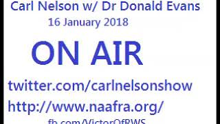 Carl Nelson talking to Dr Donald Evans & Dr Claud Anderson on 16 January 2018