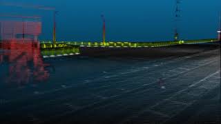 Container Terminal Point Cloud Fly Through (short version)