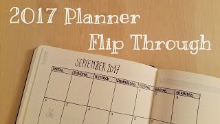 2017 Planner Flip Through