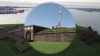 Ft McHenry at dawn 2023